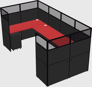 Cabine en u