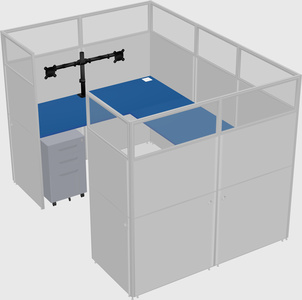 Cabine en u