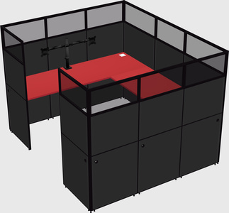 Cabine en u