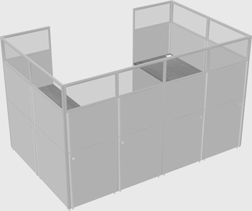Cabine en u