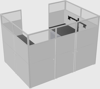 Cabine en u
