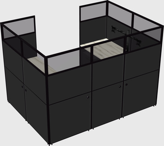 Cabine en u