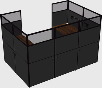 Cabine en u