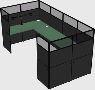 Cabine en u