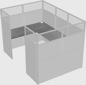 Cabine en u