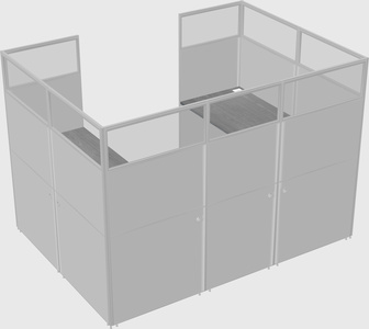 Cabine en u