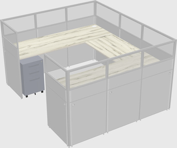 Cabine en u