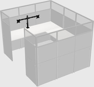 Cabine en u
