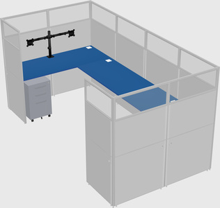 Cabine en u