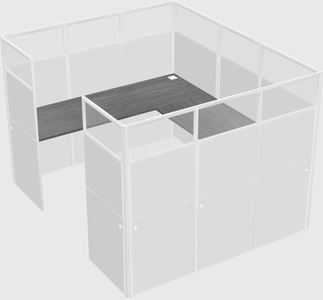 Cabine en u