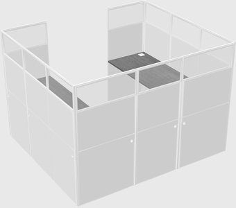 Cabine en u