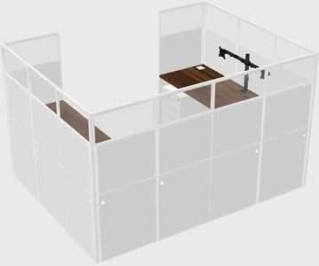 Cabine en u