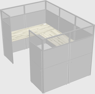 Cabine en u