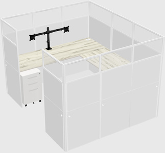 Cabine en u