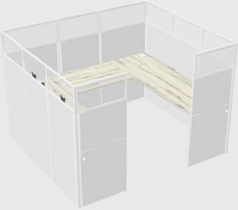 Cabine en u