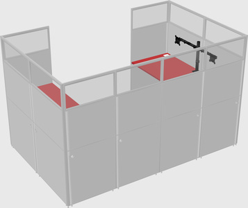 Cabine en u