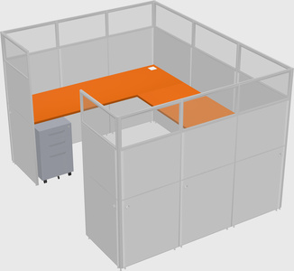 Cabine en u