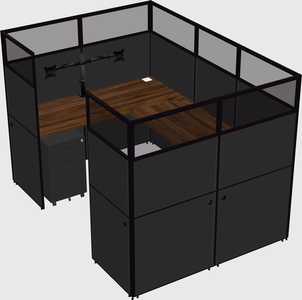 Cabine en u