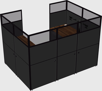 Cabine en u