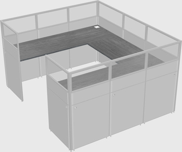 Cabine en u