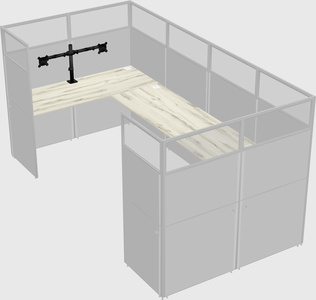 Cabine en u