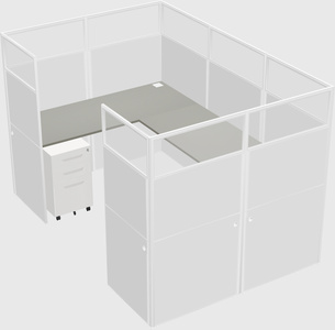 Cabine en u
