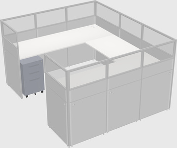 Cabine en u