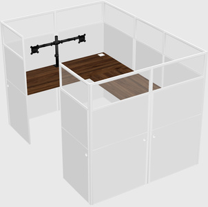 Cabine en u