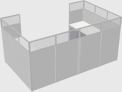 Cabine en u