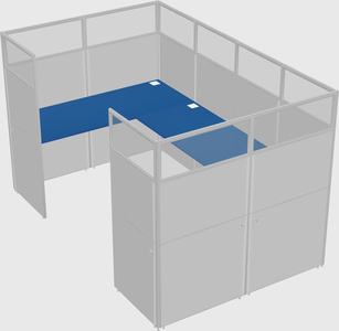 Cabine en u