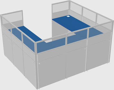 Cabine en u