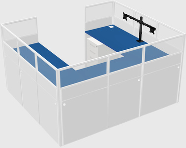 Cabine en u