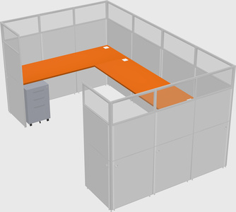 Cabine en u