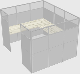 Cabine en u