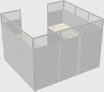 Cabine en u