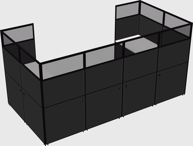 Cabine en u