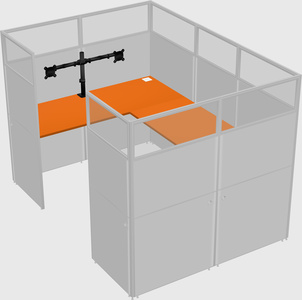 Cabine en u