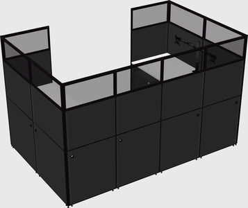 Cabine en u
