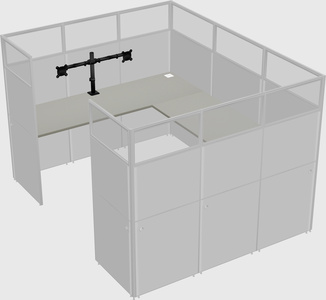 Cabine en u