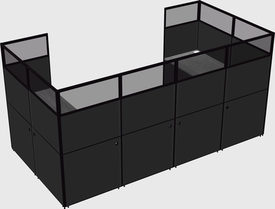Cabine en u