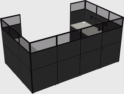 Cabine en u