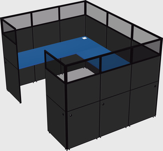 Cabine en u
