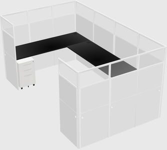 Cabine en u
