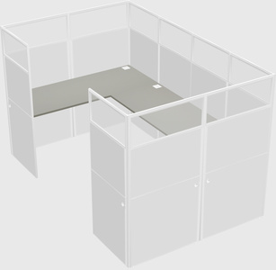 Cabine en u