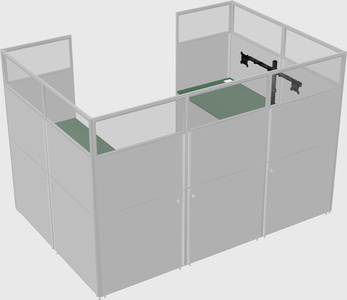 Cabine en u