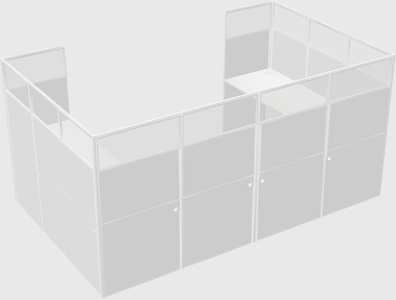 Cabine en u