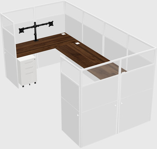 Cabine en u