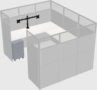 Cabine en u