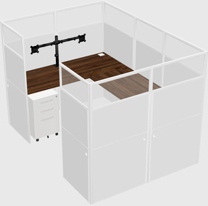 Cabine en u