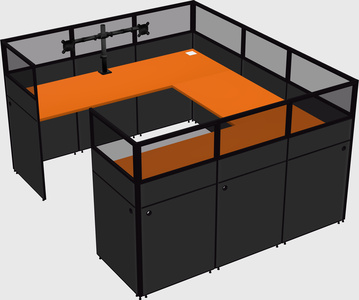 Cabine en u